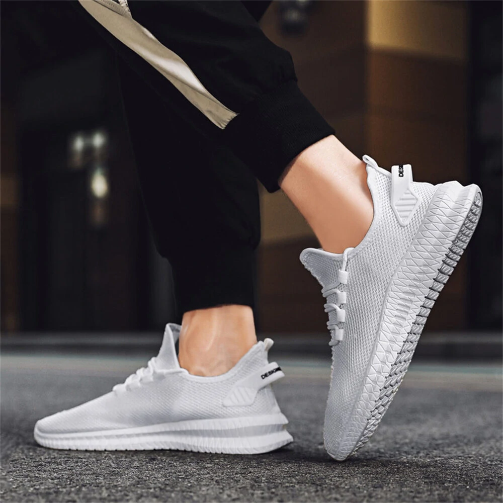 (image for) TENGOO Men's Running Shoes Antibacterial Ultralight Breathable Sports Shoes Walking Shockproof Casual Sneakers for Outdoor Jogging Climbing Cycling