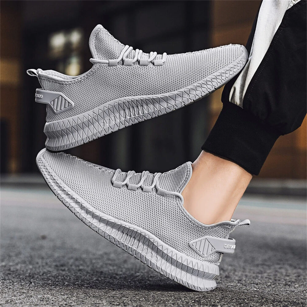 (image for) TENGOO Men's Running Shoes Antibacterial Ultralight Breathable Sports Shoes Walking Shockproof Casual Sneakers for Outdoor Jogging Climbing Cycling