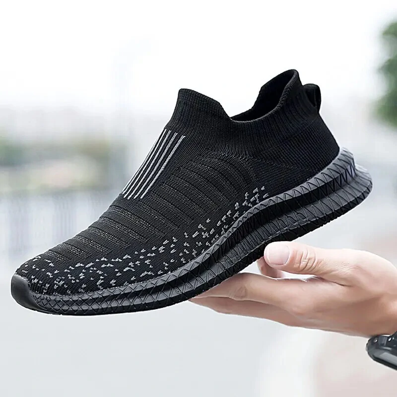 (image for) TENGOO Outdoors Mesh Material Breathable Anti-slip Lightweight Casual Sport shoes for Running Basketball Workout Gym