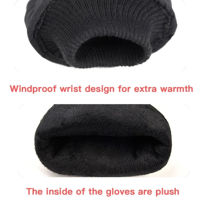 (image for) TENGOO Winter Heated Gloves Motorcycle Waterproof Gloves Heated Heating Warm Work Gloves Thermal Heated Outdoors Cycling Ski Gloves Battery Heated Gloves
